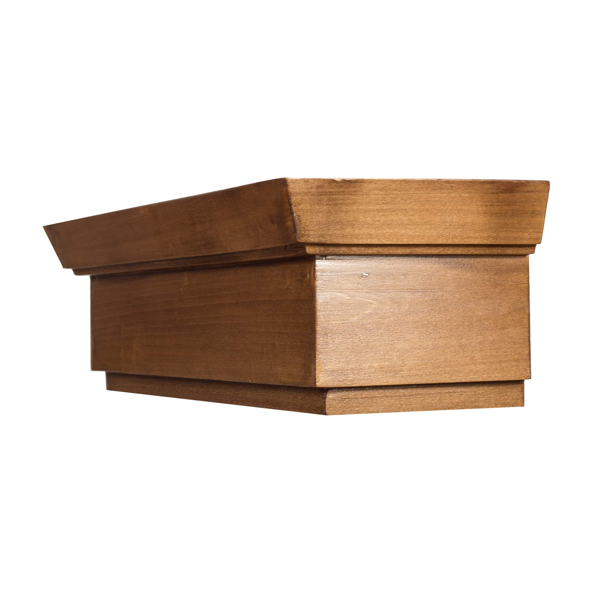 Rímsová garníža na záclonu a záves Conic z dreva Dub