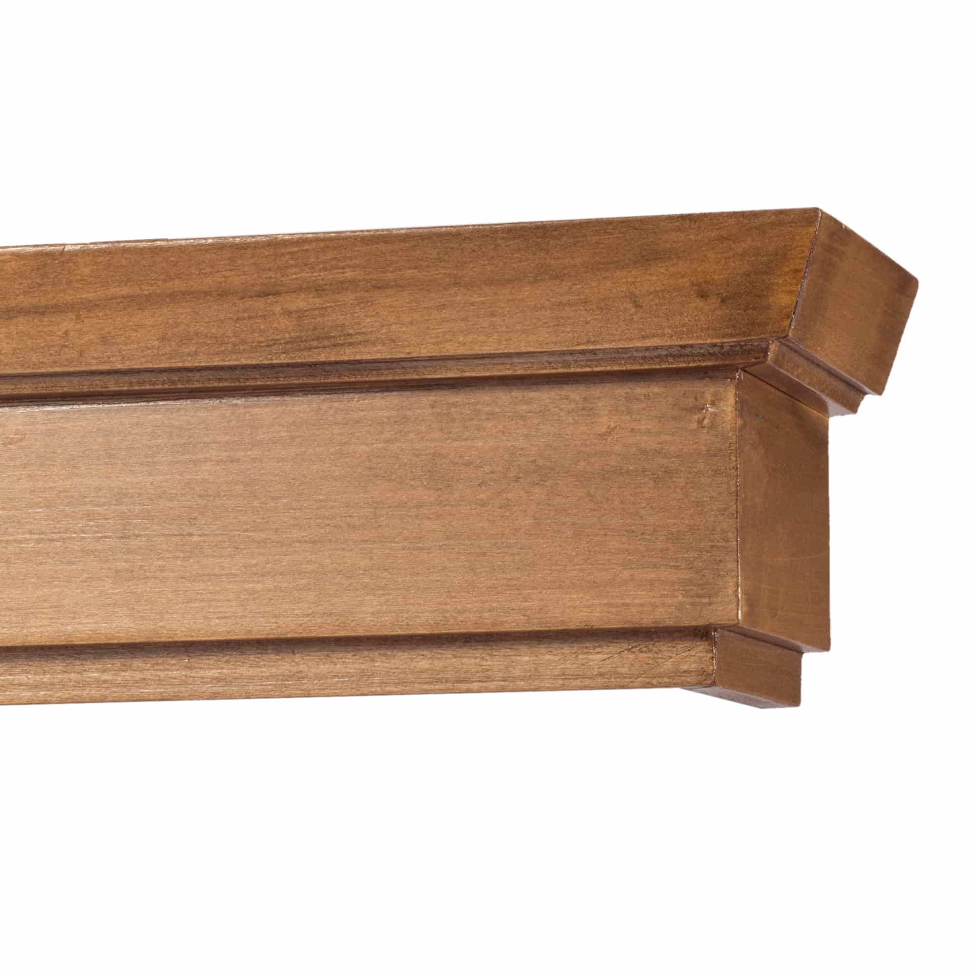 Rímsová garníža na záclonu a záves Conic z dreva Dub