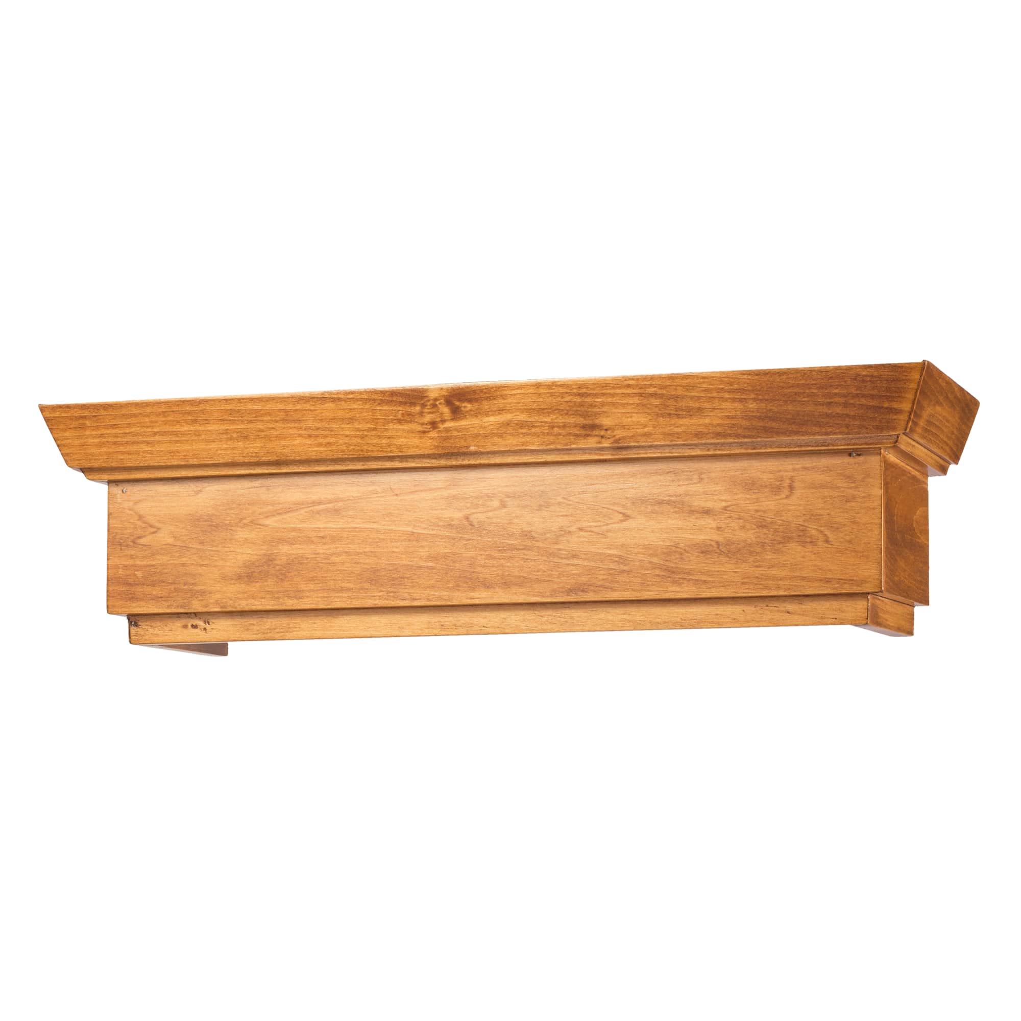 Rímsová garníža na záclonu a záves Conic z dreva Stejar_auriu