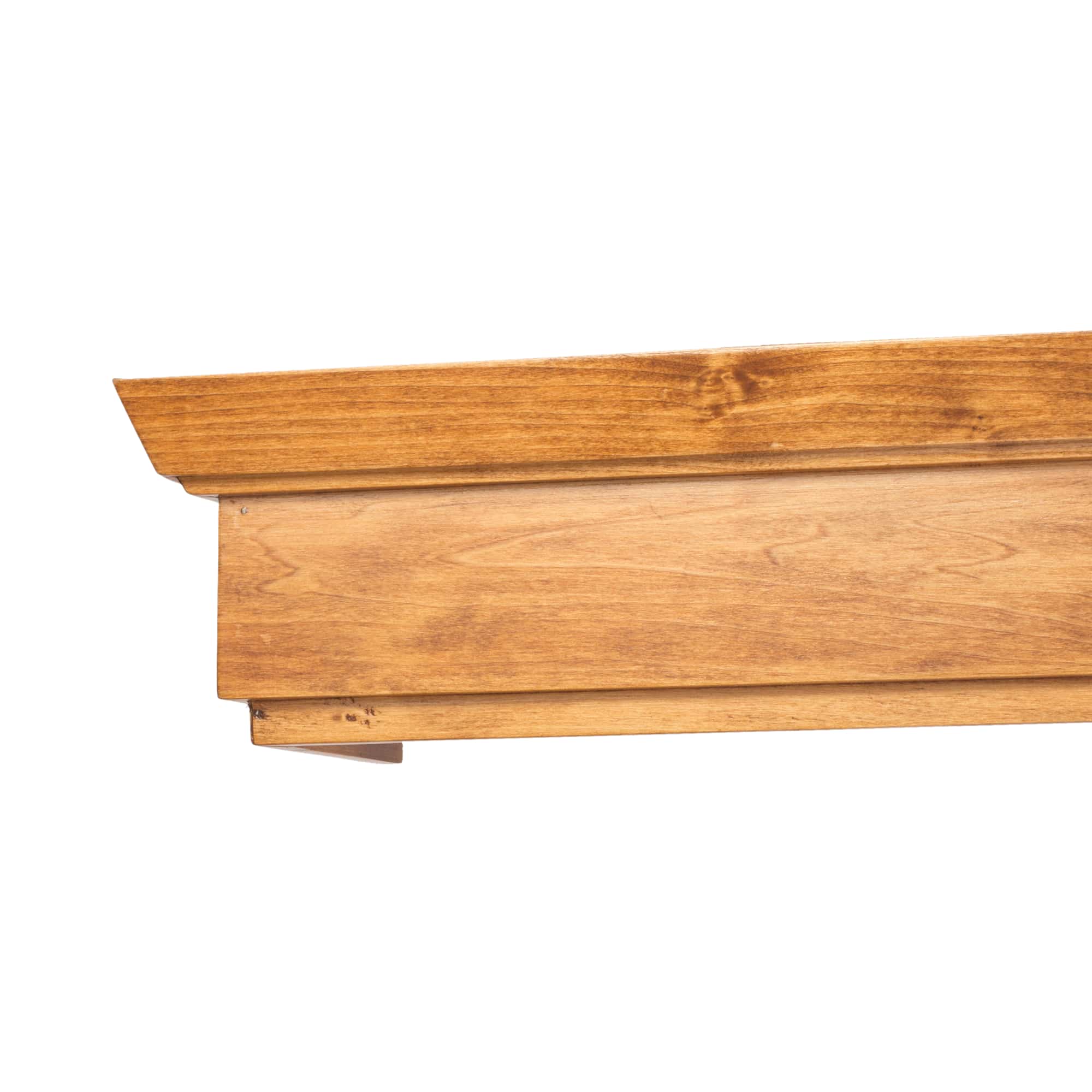 Rímsová garníža na záclonu a záves Conic z dreva Stejar_auriu