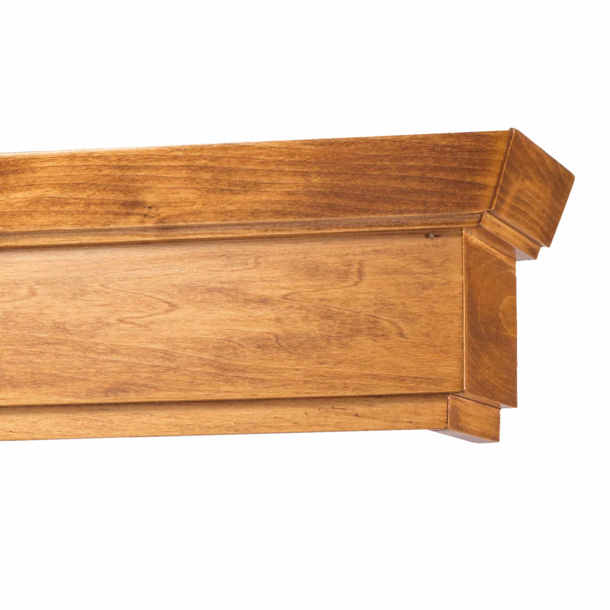 Rímsová garníža na záclonu a záves Conic z dreva Stejar_auriu