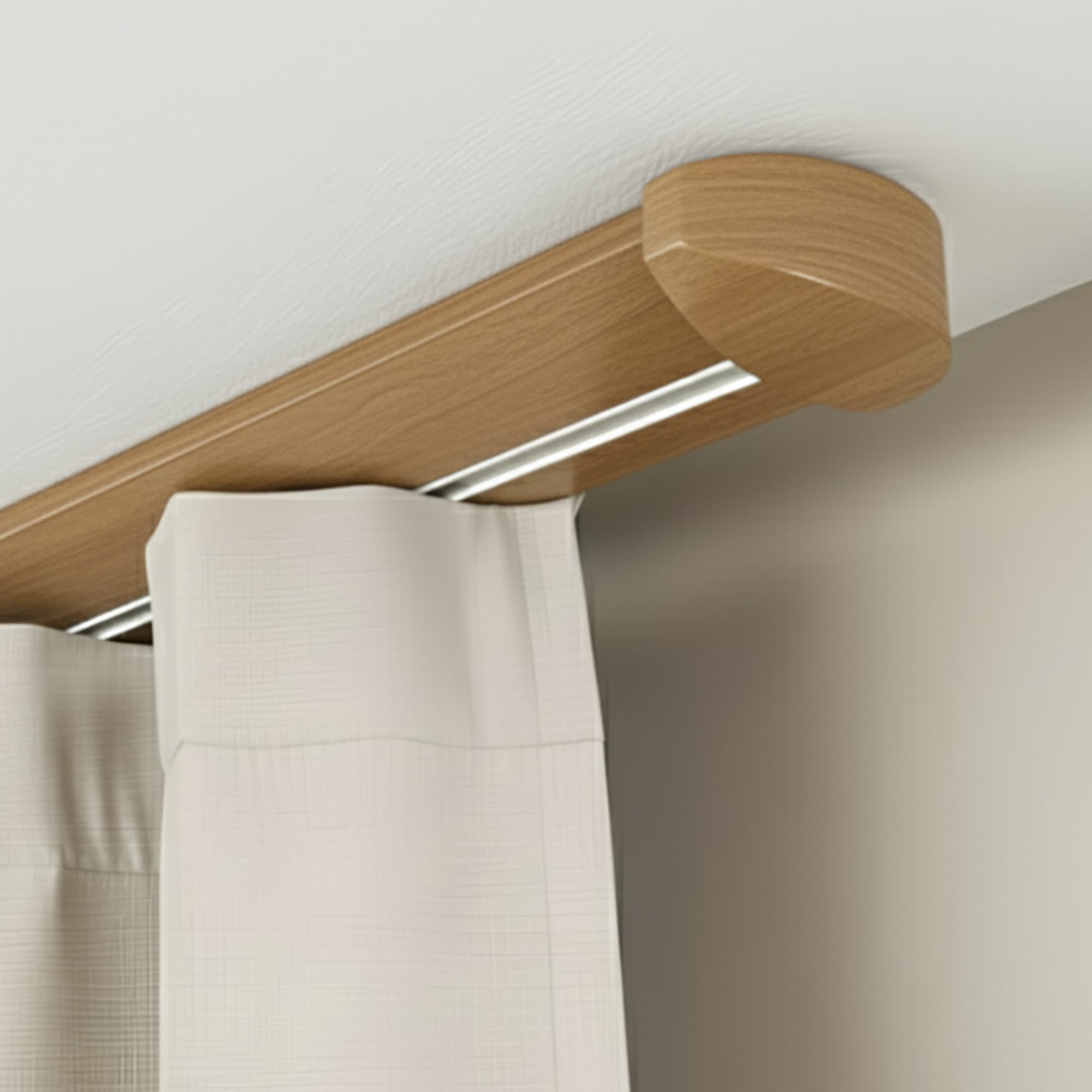 Koľajnica na záclony Siena Jednoduchá Jaseň