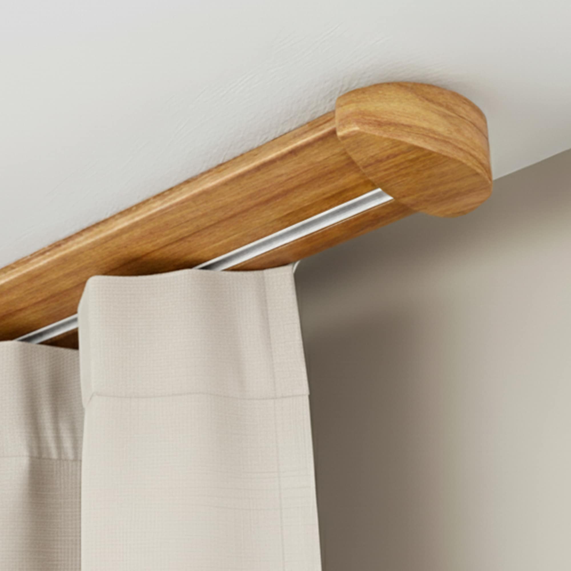 Koľajnica na záclony Siena Jednoduchá Stejar_auriu