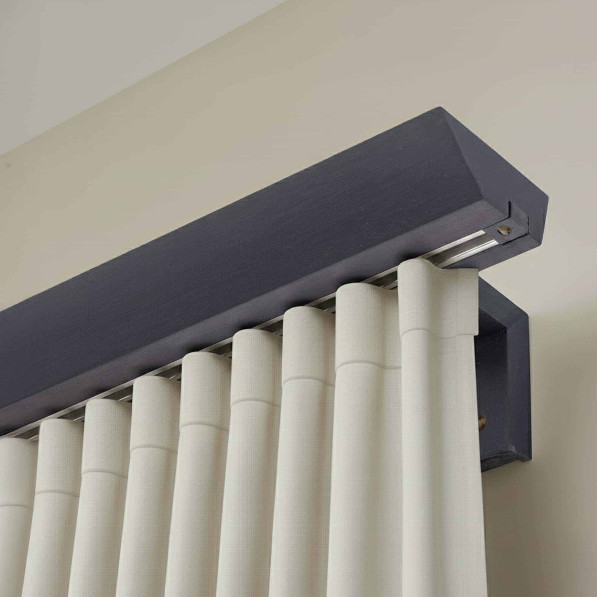 Koľajnica na záclony Knauern Jednoduchá Gri_antracit