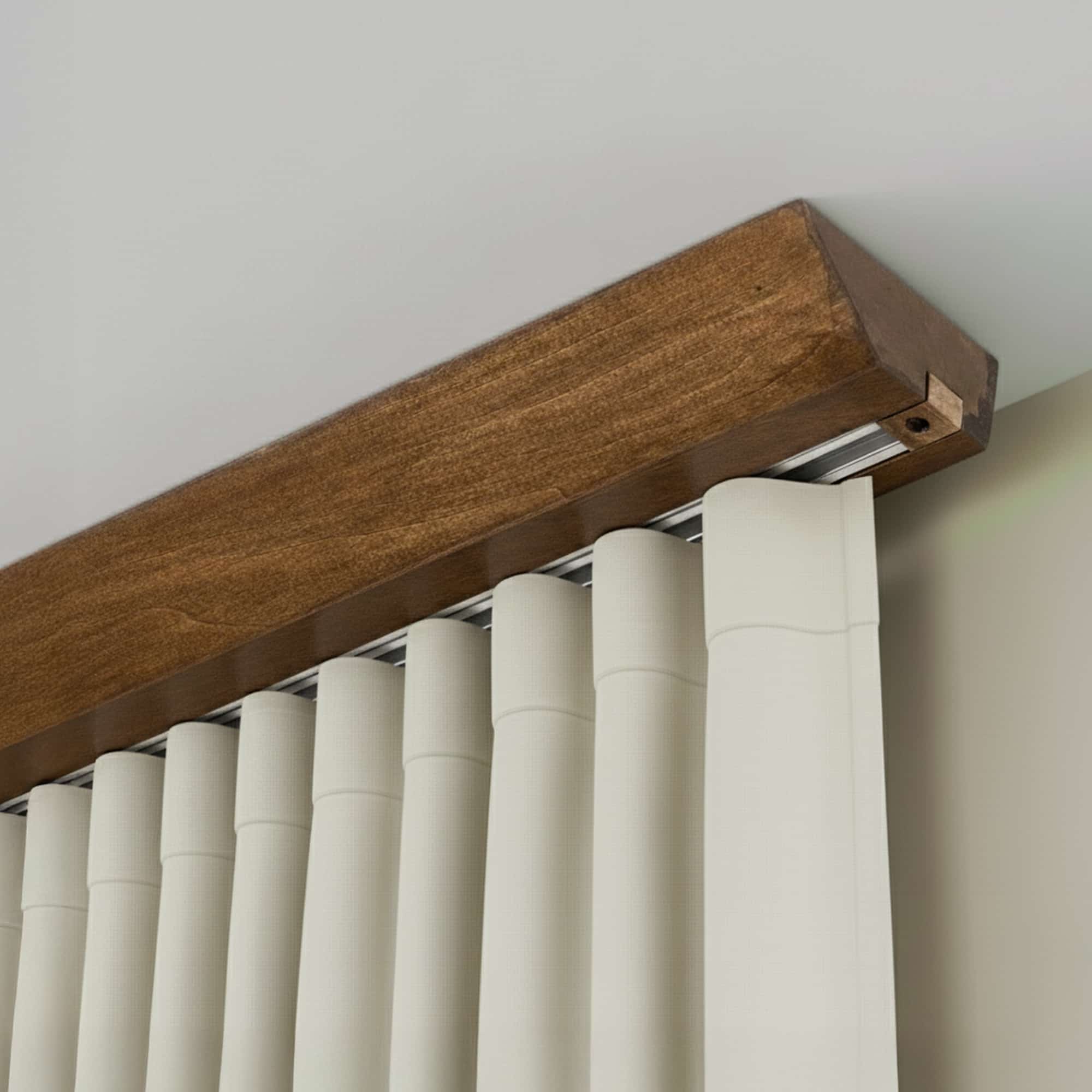 Koľajnica na záclony Knauern Jednoduchá Jaseň