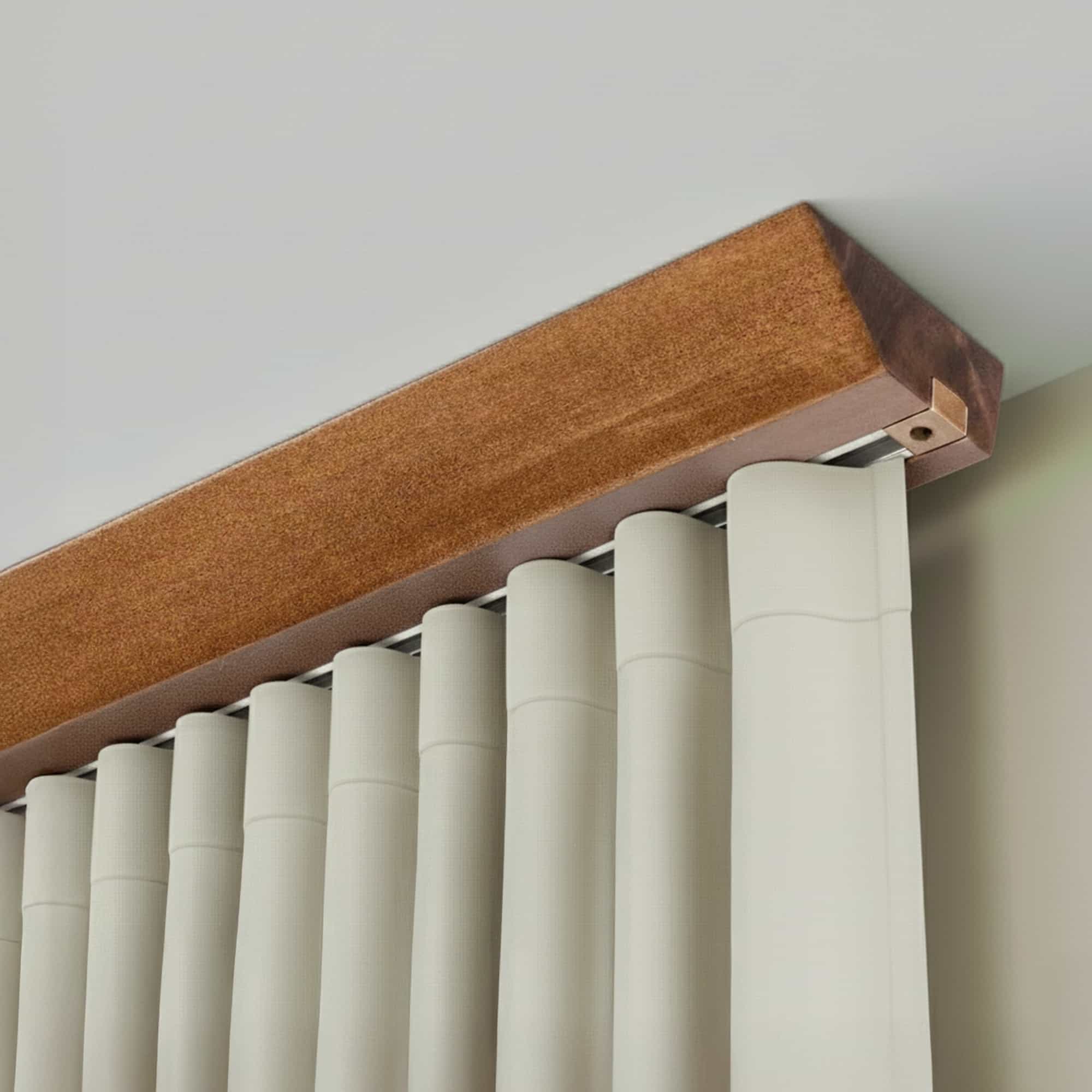 Koľajnica na záclony Knauern Jednoduchá Dub