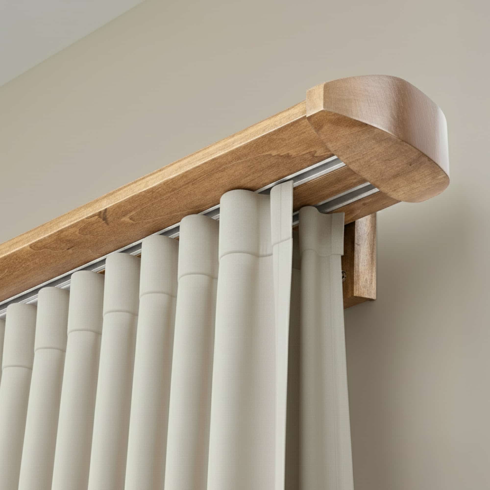 Koľajnica na záclony Siena Dvojitá Jaseň