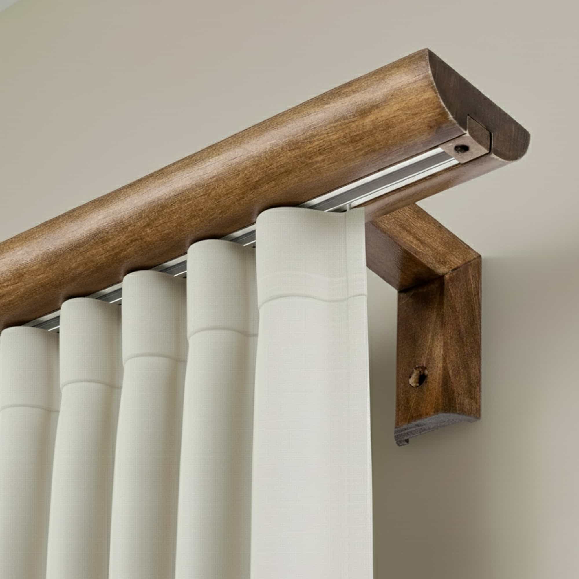 Štýlová koľajnica na záclony Viola Jaseň