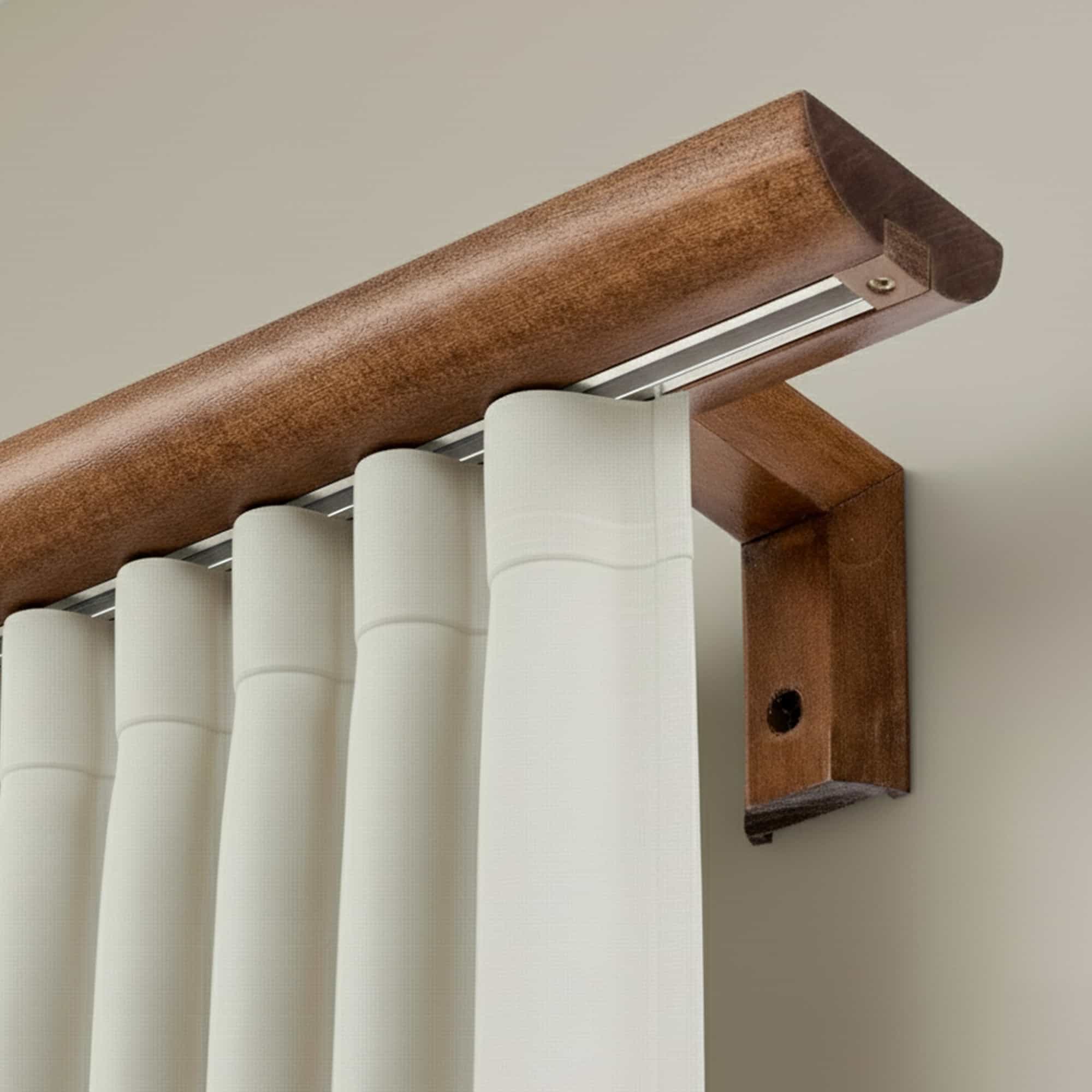 Štýlová koľajnica na záclony Viola Dub