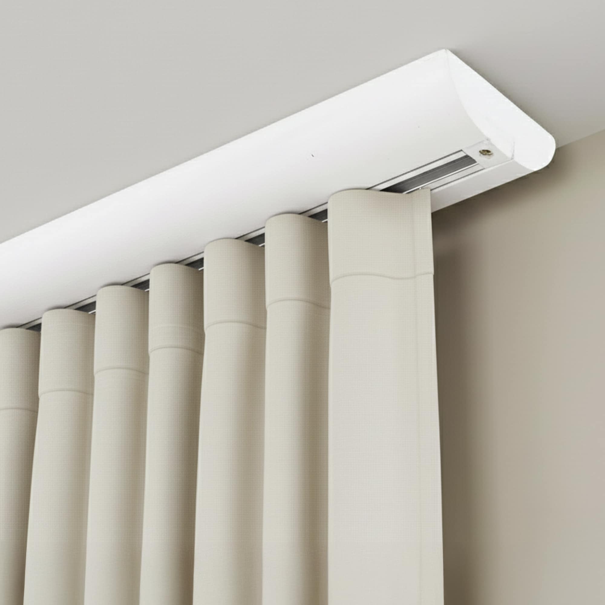 Štýlová koľajnica na záclony Viola Biela