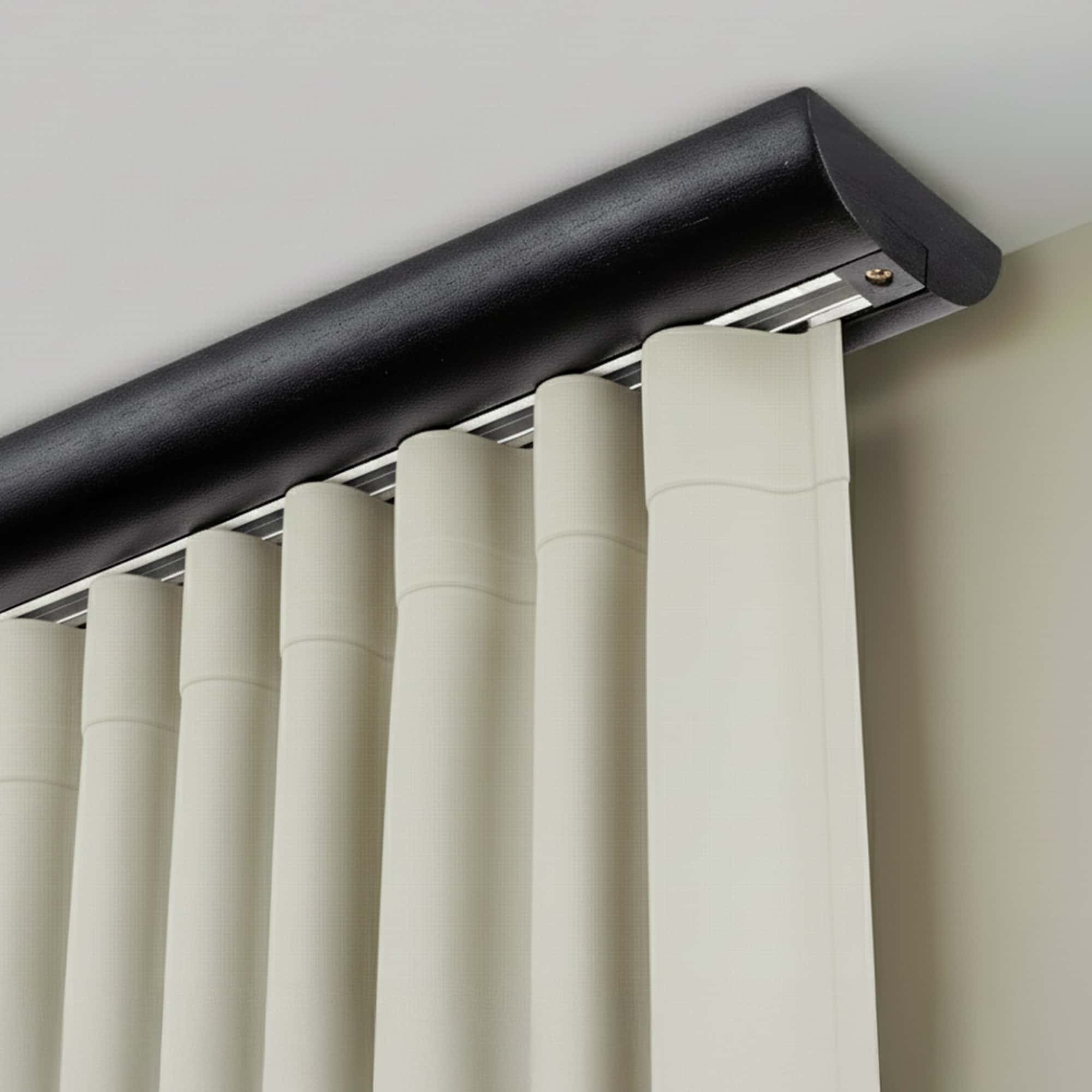Štýlová koľajnica na záclony Viola Čierna