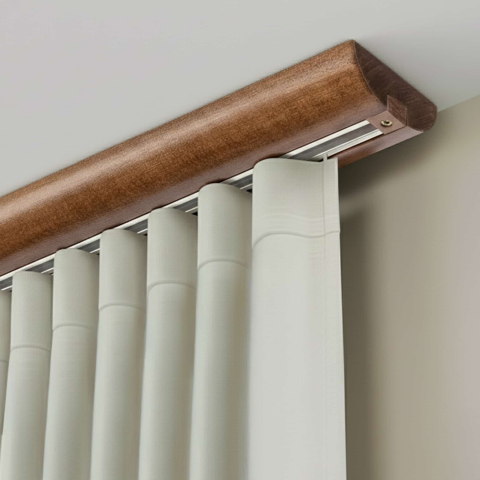 Štýlová koľajnica na záclony Viola Dub