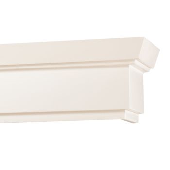 Rímsová garníža na záclonu a záves Conic z dreva