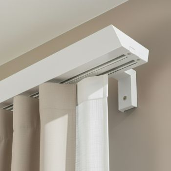 Koľajnica na záclony a závesy Knauern Dvojitá