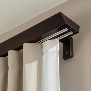 Koľajnica na záclony a závesy Knauern Dvojitá - 