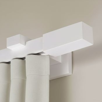 Koľajnica na záclonu Praga z dreva