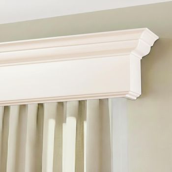 Rímsová garníža na záclonu a záves Filip Classic z dreva