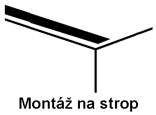 Montáž na strop