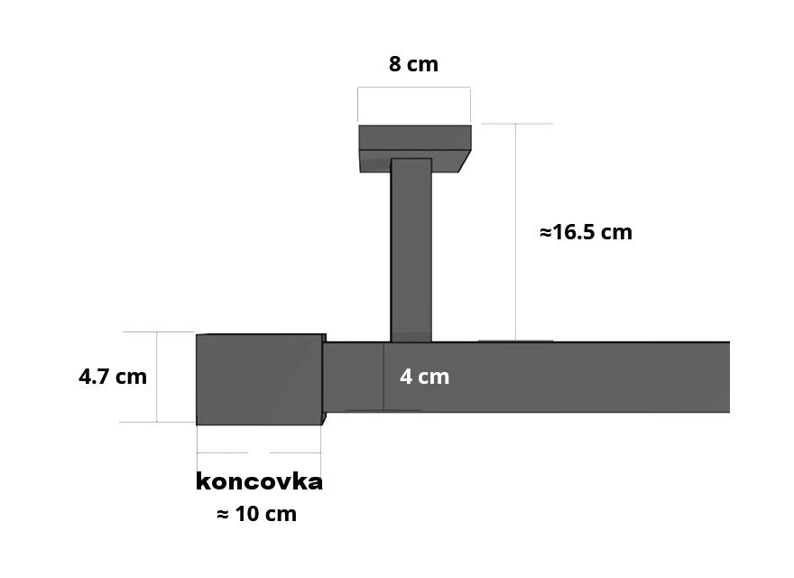 Drevená rímska garniža na záclony a závesy